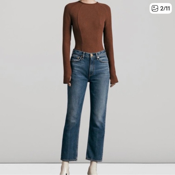 rag & bone Denim - Rag & Bone Wren High-Rise Straight - Porter